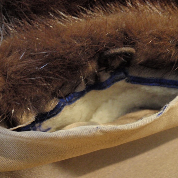 Vintage Chestnut Brown Elsa Schiaparelli Fur Cape Capelet M/L Couture Salon - Picture 11 of 11